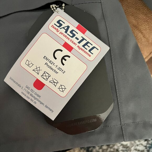 Motorcycle Gear Reax Ridge Charcoal Textile Multi Season Riding Jacket Size L - Picture 12 of 16